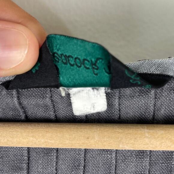 Peacock Ways Cotton Medium Grey Flower Tunic Artisan Lagenlook Dress Pink Ribbon - Picture 7 of 12